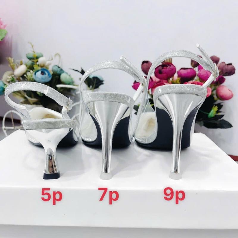Giày Cao Gót Nữ Kim Tuyến Bling Trang Trí Nơ Cánh Tiên Lấp Lánh Sang Trọng – Tiệm Giày Tiểu Hồng (TH35) | BigBuy360 - bigbuy360.vn