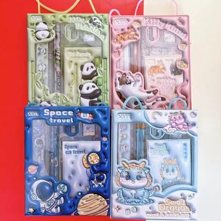 Set đồ dùng học tập cute cho bé bộ học tập 6 món hình nhân vật