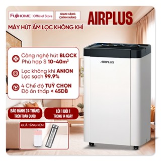 Máy hút ẩm lọc không khí 40m2 FUJIHOME Nhập Khẩu, 4 chế độ hút ẩm lọc không khí Anion khử mùi diệt khuẩn phòng khác ngủ
