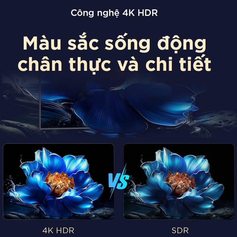 【UHD】65inch  - Google TV TCL 65V6C - Tấm nền HVA - Tần số quét 60Hz - Dolby Atmos - Bảo Hành 2 Năm | BigBuy360 - bigbuy360.vn