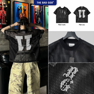 Áo Thun Lưới Nam Nữ The Bad God Eleventh Veil Form Boxy Local Brand