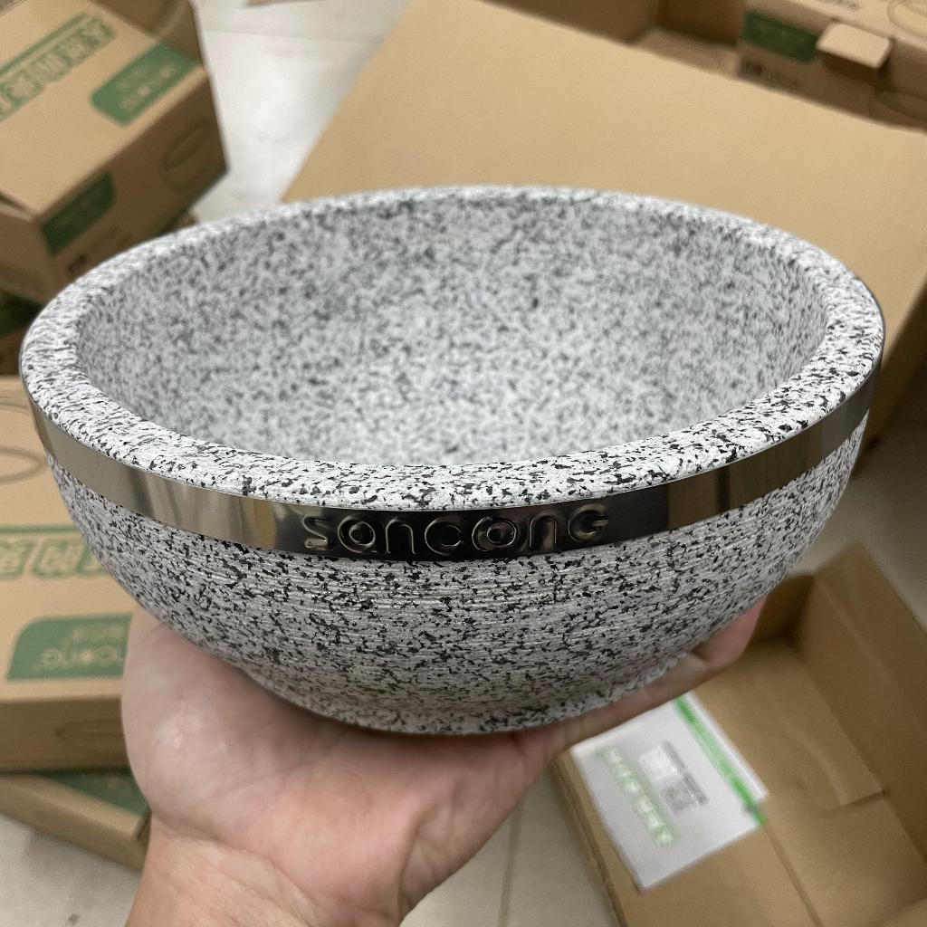 Bát đá giữ nhiệt.20cm bát đá phở bát đá