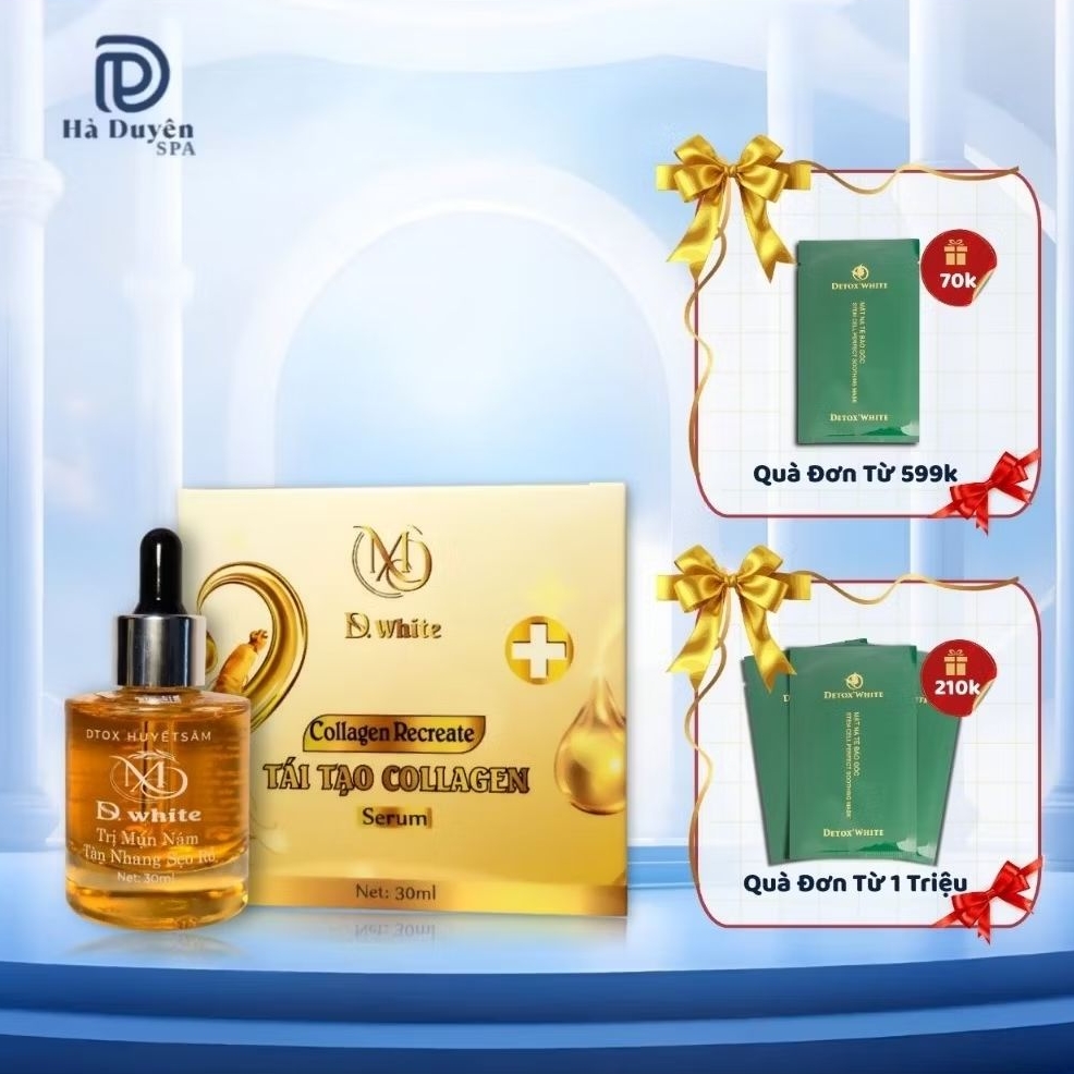 Serum Collagen Recreate tái tạo Collagen Dwhite 30ML