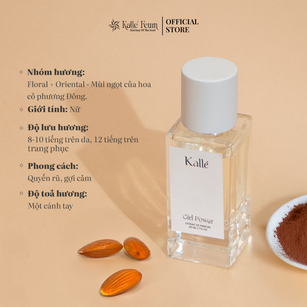 Tinh Dầu Nước Hoa Nữ GIRL POWER Mùi Hương Ngọt Ngào Đầy Tự Tin Good Girl Dạng Xịt | Kalle' Feum | BigBuy360 - bigbuy360.vn