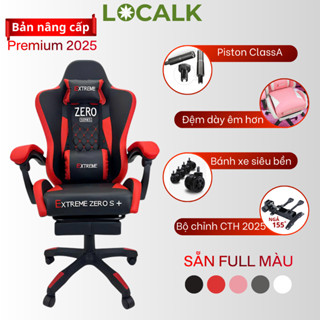 Ghế Gaming Công Thái Học Extreme Zero S+ 2025 Ngả 155 Độ Piston ClassA Có Gác Chân