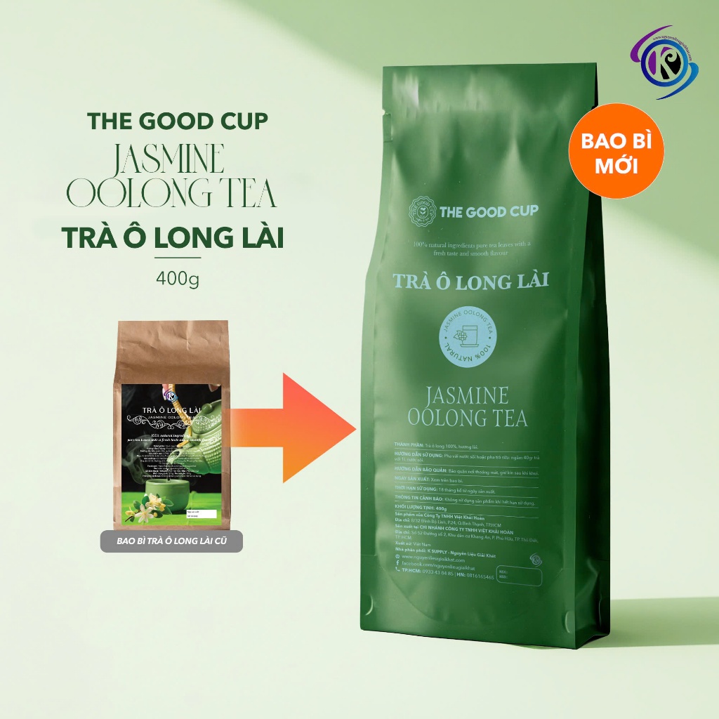 Trà Olong Lài The Good Cup Cao Cấp - 400GR - K Supply Nguyên Liệu Giải Khát