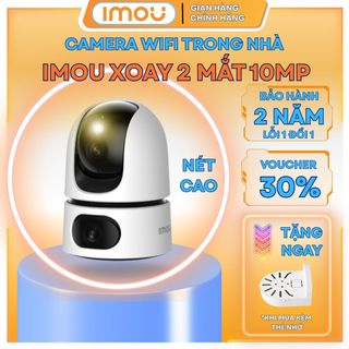 Camera wifi trong nhà imou 2 mắt ranger dual ipc-s2xp-6m0wed 6mp xoay 360 độ, đàm thoại 2 chiều - bảo hành 2 năm