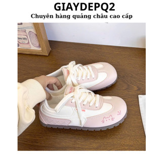  Giày thể thao sneaker BEIER chuẩn hãng 100% auth màu hồng phối họa tiết mèo kitty 88-3621 