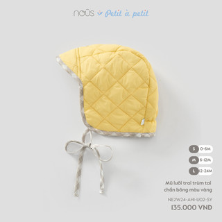  Nous Phụ Kiện Mũ trần bông chụp tai mùa đông cho bé trai bé gái họa tiết xinh yêu giữ ấm cho bé dưới 13.5kg BST T9 