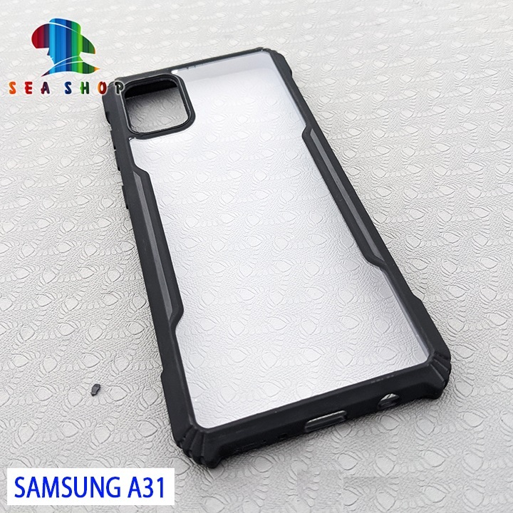 Ốp Lưng Samsung Galaxy A31 Chống Sốc Viền Dẻo Lưng Cứng Trong Suốt - chống ố Bảo Vệ Camera