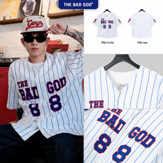 Áo Bóng Chày Nam Nữ The Bad God Strike 88 Form Rộng Cotton Thêu Logo Unisex Local Brand
