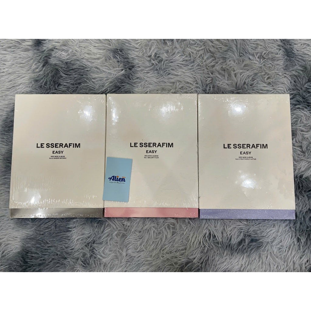 [𝗖𝗼́ 𝘀𝗮̆̃𝗻] 𝗟𝗘 𝗦𝗦𝗘𝗥𝗔𝗙𝗜𝗠 𝟯𝗿𝗱 𝗺𝗶𝗻𝗶 𝗮𝗹𝗯𝘂𝗺 - "𝗘𝗔𝗦𝗬"