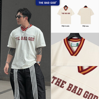 Áo Thun Cổ Tim V Nam Nữ The Bad God Rascal Form Boxy Áo Phông Cotton Syn Unisex Local Brand