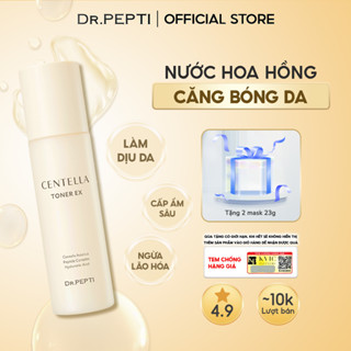 Nước Hoa Hồng Dưỡng Da Cấp Ẩm, Căng Bóng Dr.Pepti Centella Toner Ex 180ml