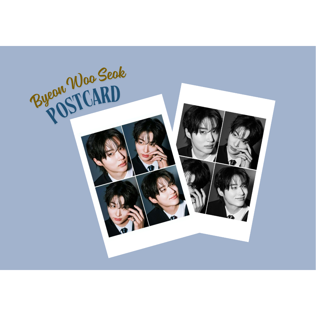 Combo postcard diễn viên Byeon Woo Seok phim Lovely Runner, Cõng anh mà chạy