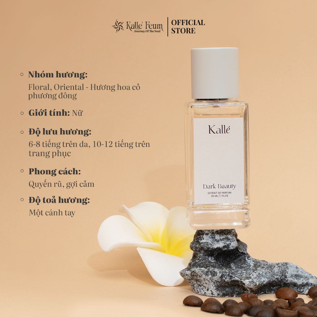 Tinh Dầu Nước Hoa Nữ DARK BEAUTY Mùi Hương Quyến Rũ, Ngọt Đậm Lên Bar, Đi Date Dạng Xịt | Kalle' Feum | BigBuy360 - bigbuy360.vn