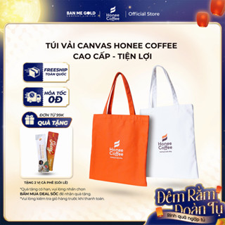 Túi Vải Canvas Honee Coffee  Cao Cấp - Đa Năng - Tiện Lợi - Siêu Dày Dặn Chính Hãng Ban Me Gold