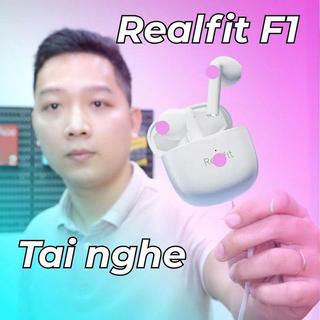 Tai nghe Bluetooth Re.al.fit F1 - Tai nghe không dây HIFI tuyệt vời với micrô Bluetooth 5.3 Super Bass - BH 3 Tháng