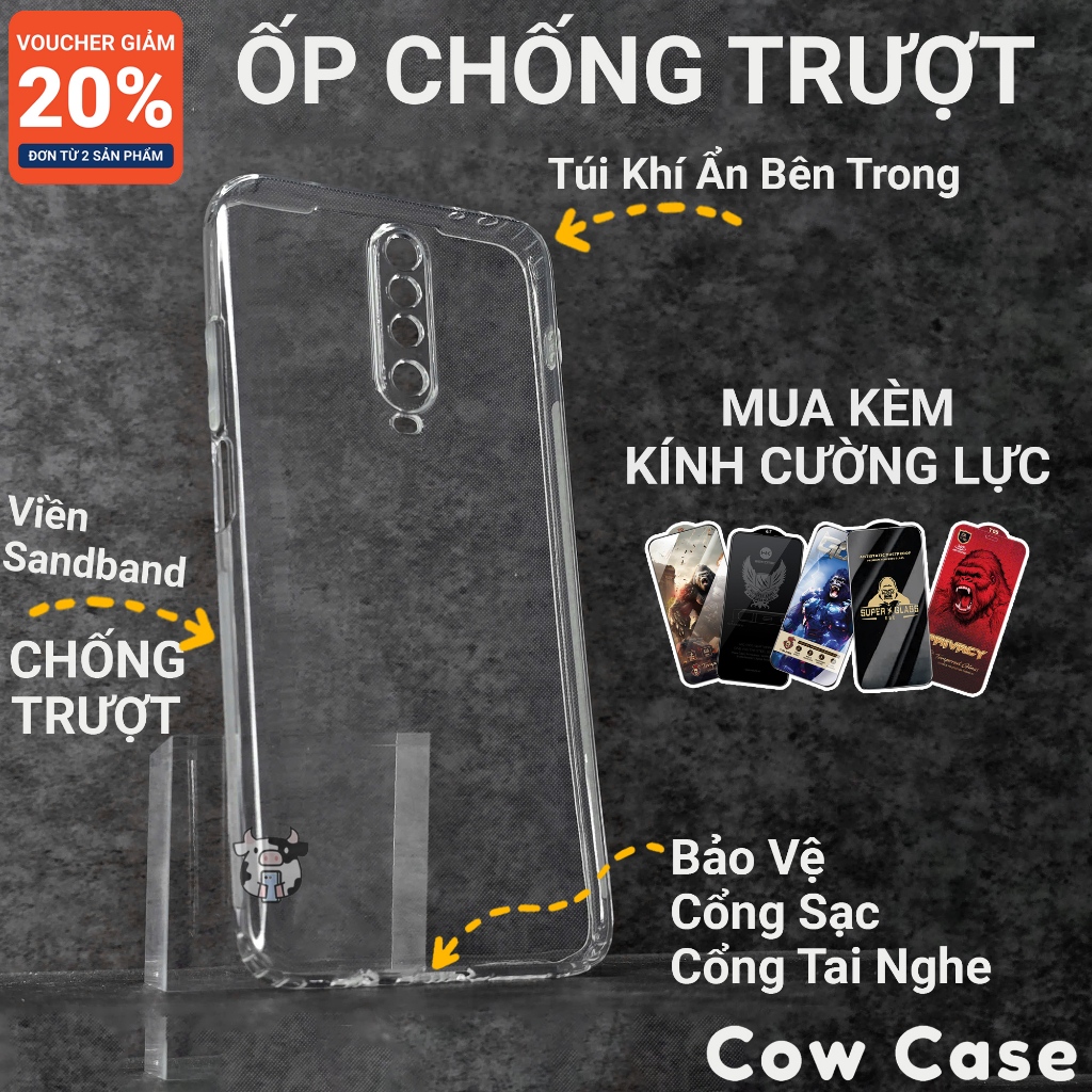Ốp lưng Redmi K30, K30 Pro/Ultra 5G Cow case chống trơn trượt | Ốp lưng điện thoại Xiaomi dẻo bảo vệ