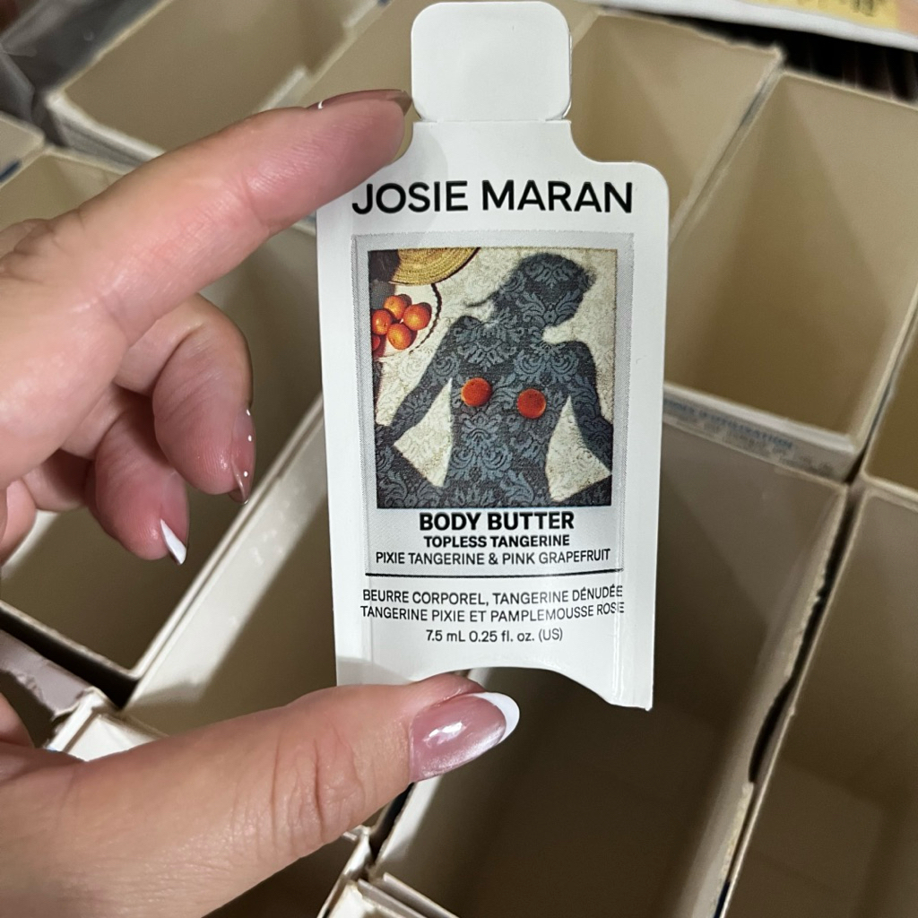 Sample Bơ Dưỡng Thể Josie Maran Whipped Argan Oil Body Butter 7ml Topless Tangerine & Vanilla Vibezzz