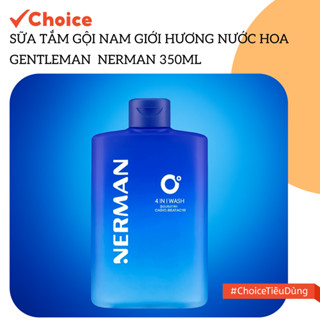 [Choice] Sữa tắm gội nam giới hương nước hoa Gentleman 3 in 1 Nerman 350ml