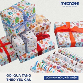 Hộp Quà Tặng Meandee Bộ Quà Tặng Túi giấy, Thiệp, Hộp Đựng Quần Áo Box Carton Theo Yêu Cầu - Ảnh minh họa