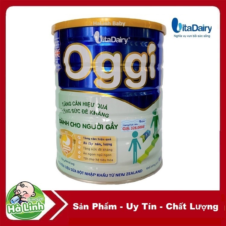 Sữa Oggi Dành cho người Gầy 900g [HSD 2027]