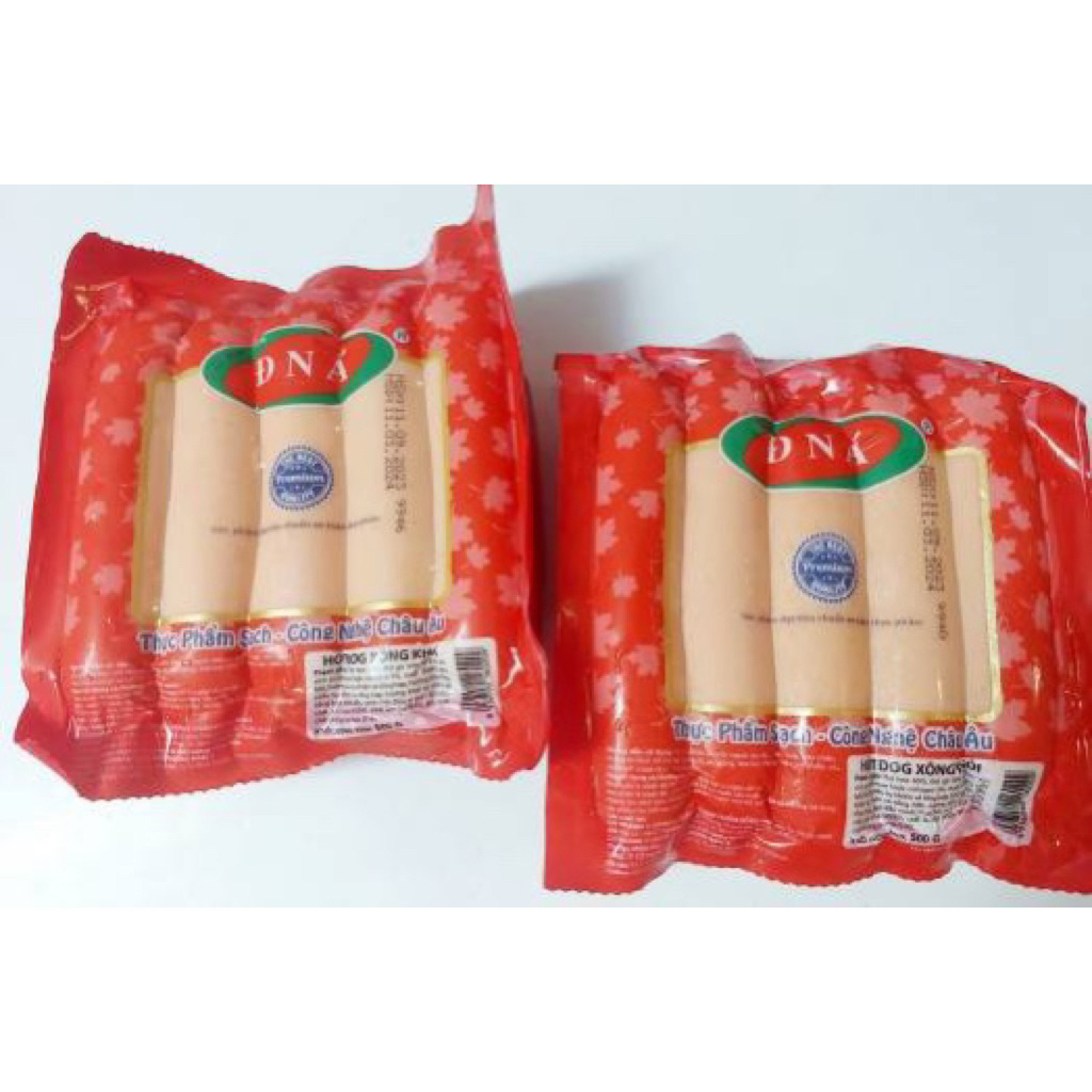 (Hỏa tốc 1H) 1kg XÚC XÍCH XÔNG KHÓI 500G/10CÂY ĐÔNG NAM Á(ĐNA)