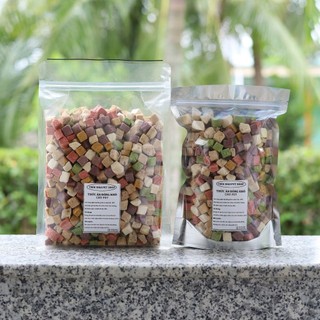  Gà viên nguyên bản mix 6 loại gà rau củ quả sấy đông khô cho chó mèo thơm ngon hơn pet thích ăn hơn 