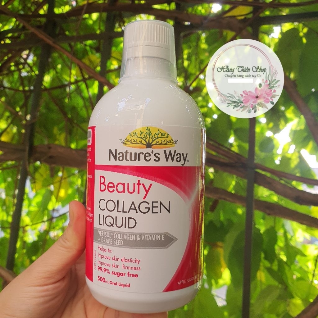   Hàng Úc  Nước uống Collagen Beauty Collagen Liquid Nature’s Way 500ml của Úc - 