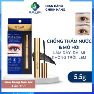 Mascara NongChat Browit Thái Lan làm dày, dài cong mi, chuyên dụng cho makeup