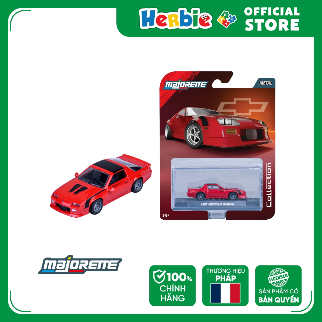 Đồ Chơi Xe Mô Hình MAJORETTE Collection 1985 Chevrolet Camaro 8505001010 - Herbie Toys