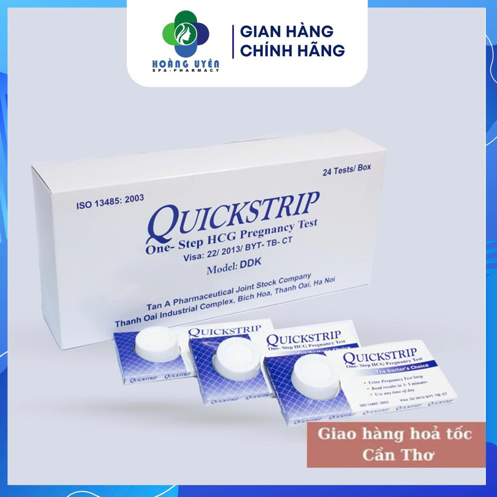 Que thử thai Quickstrip - Hộp 24 que