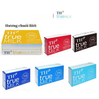 Thùng 48 hộp sữa tươi tiệt trùng có đường / ít đường TH True Milk 180ml ( 180ml x 48h)