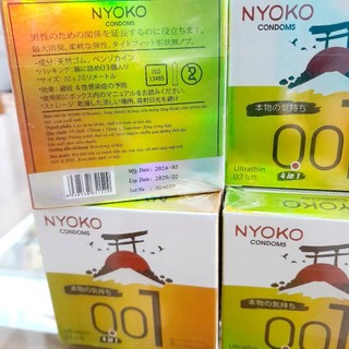 Bao cao su NYOKO siêu mỏng ( Hộp 12c)