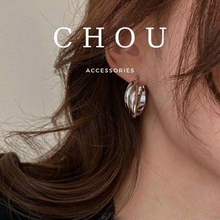 Bông Tai, Khuyên Tai Tròn Đan Chéo | CHOU ACCESSORIES |