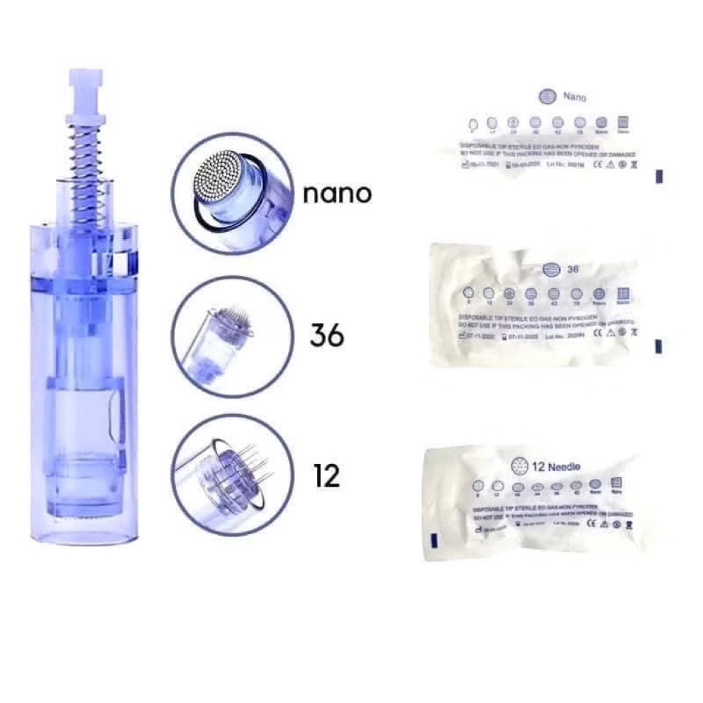 [Siêu Sale] Combo 50 Đầu Nano Hoặc 12 Hoặc 36 Xanh Cấy Tảo - Cấy Dưỡng Chất Cho Máy Dr Pen
