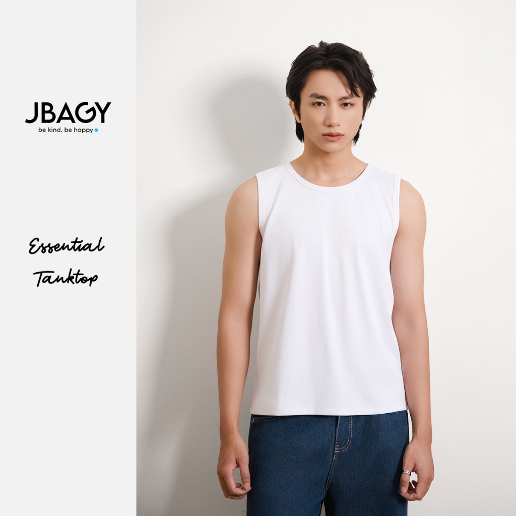 Áo ba lỗ nam Tanktop thun gân JBAGY Cotton cao cấp dày dặn - JT0304