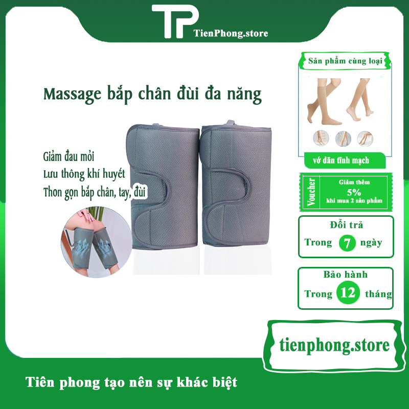 Máy massage bắp chân tay đùi giúp lưu thông khí huyết giảm đau mỏi tê bì, máy mát xa giảm mỡ thon gọn đùi bắp chân MTJ