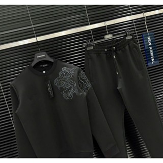  Bộ Quần Áo Sweater Thêu Hình Cực Chất Bộ Thể Thao Nam Nữ Dài Tay Chất Nỉ Cao Cấp Thu Đông Siêu Hot 