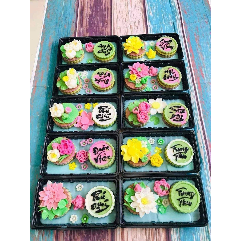 Hộp nhựa cao cấp H350 hộp bánh trung thu ( Set 50 hộp) hộp đựng cá k gẫy vây