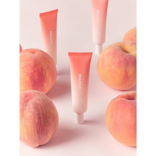  Kem lót nhũ đào nâng tone kiềm dâu căng bóng Peach C Glow Makeup Base che phủ lỗ chân lông 35ml 