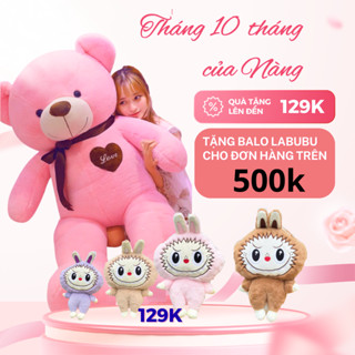Gấu bông teddy to cao cấp. thú nhồi bông teddy siêu to khồng lồ .(tặng balo labubu 129k cho đơn hàng trên 500k)