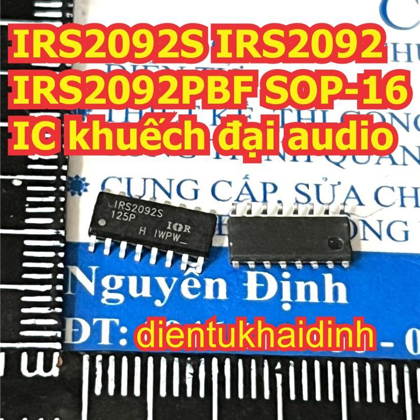 IRS2092S IRS2092 IRS2092PBF SOP-16 IC khuếch đại audio kde6200