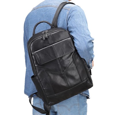 Balo laptop nam DA BÒ THẬT phong cách mới – BEE GEE BLND9798