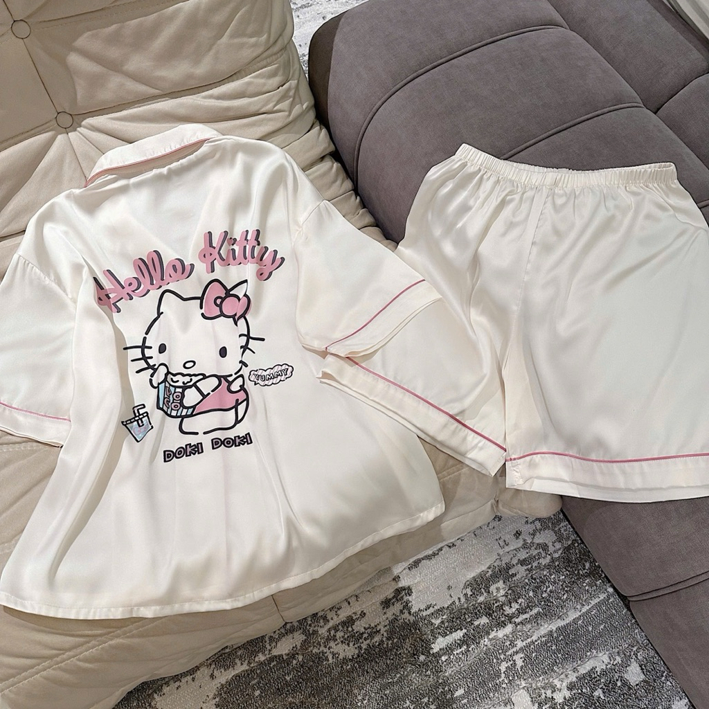 BỘ LỤA ĐÙI HELLO KITTY QCCC L1