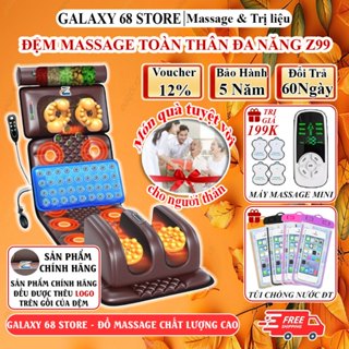  Đệm Massage Toàn Thân Ngọc Bích Z99 Nệm Kèm Gối Mát Xa Hồng Ngoại Cổ Vai Gáy Thảm Massage Cao Cấp 