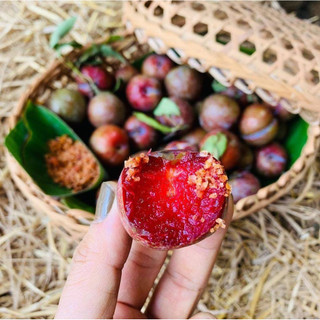 Muối Ô Mai Bà Thu – Muối Chấm Xoài Cóc Ổi Ăn Vặt Ngon Khó Cưỡng, Gia Vị Chấm Trái Cây Truyền Thống (Lọ 100g)