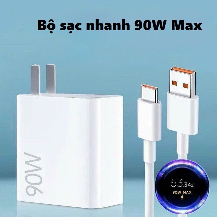 Bộ sạc nhanh 90W cho Xiaomi 13 14 Ultra 15 Pro Redmi Turbo4 Pro K80 Redmi Note 13 Turbo