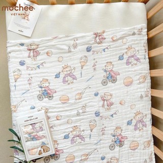 🍀 MOCHEE. SET 5 Khăn sữa – Khăn tắm xô 6 lớp cao cấp từ Mochee , Vải Mềm Mịn, Thấm Hút Tốt 🍀